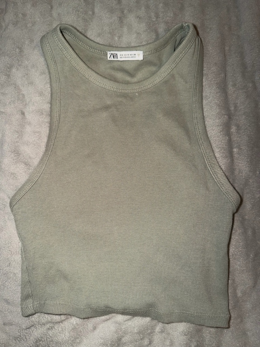 Zara cropped tank